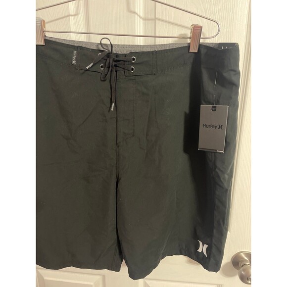Hurley Men's One and Only 21" Board Shorts Black Size 36 New With Tags - Picture 2 of 9